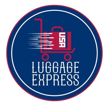 Luggage Express background with luggage safely stored.